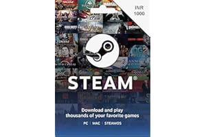 INR 1000 Steam Wallet Code (Code Only - Smart Delivery) [video game]