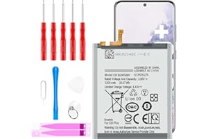 QOUTMCUY Akku für Samsung Galaxy S20 Plus, Ersatz, 5200mAh Neu Upgrade Akku für Samsung Galaxy S20 Plus mit Reparatur Tool Kit
