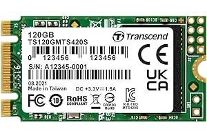 ‎TRANSCEND Transcend 120GB MTS420S M.2 2242 SATA III 6Gb/s interne SSD 3D TLC NAND - TS120GMTS420S
