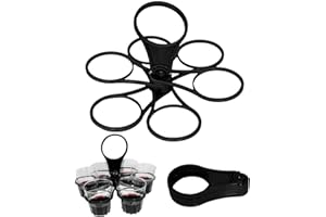 JUKOTA Portavasos Plegable para café, porta vasos festival,cup hoder,Bebidas de Pinta y Cerveza, Resistente, Reutilizable, tamaño de Bolsillo, Esencial para Festivales, fácil y Seguro, Deportes