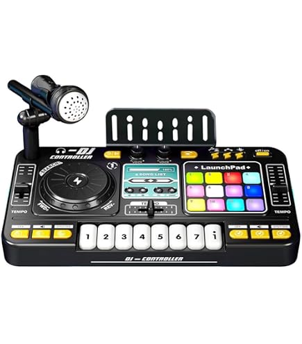 Set da tavolo per mixer musicale per bambini, set giocattolo