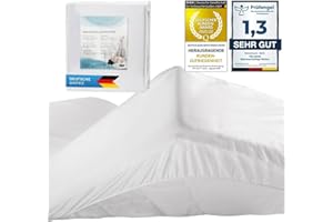 ‎FELUNA Feluna® wasserundurchlässige Molton Matratzenauflage wasserdichte Betteinlage Matratzenschoner aus Flanell 100x200cm