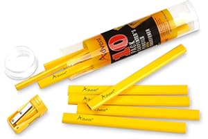 Advent Carpenters Pencils Tub 10+ Sharpener Medium Lead - ACP-TUB10
