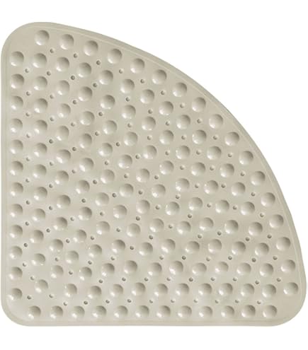 Tappetino Doccia Angolare 70x70 Cm Antiscivolo - Con Ventose E Fori Di Scarico - Foto 3