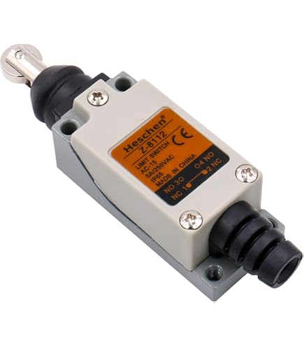 Interruptor Límite Momentáneo ME-8111 - 250V AC 5A / 115V 0.4A - Tipo émbolo, Para Aplicaciones Eléctricas Industriales
