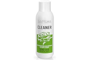 LA ROSA PRODUCTOS PROFESIONALES LaRosa CLEANER Unghie Sgrassatore 500ml cleanser sgrassante unghie di Alta Qualità, Rimuove lo strato di dispersione (appiccicoso) dalle Unghie Gel, Smalto Semipermanente, Acrygel, Colori Acrilici