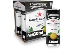 SAN PELLEGRINO CHINÒ CHINOTTO Pack de 6 bidons de 0,33 l