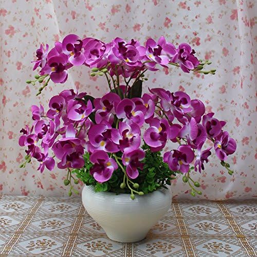 GBHNJ False Simple Style Pu Purple Butterfly Orchid Artificial Decoration