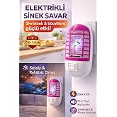 Şahnet Elektrikli Sinek Savar - Uv Işıklı Priz Tipi Sessiz B&ouml;cek &Ouml;ld&uuml;r&uuml;c&uuml; Cihaz - Sinek Kovucu
