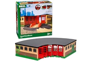 Brio World - Gran Deposito Per Treni | Accessorio Pista Trenino | Trenino Albero Di Natale | Per Bambini Dai 3 Anni In Su | Compatibile Con Tutti I Prodotti Brio | Regalo Bambini