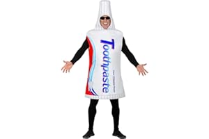 Widmann - 02601 - Toothpaste Adult Fancy Dress Costume - Size - Large