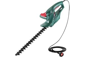 POSENPRO Corded Electric Hedge Trimmer 450W, Electric Hedge Cutter Pruner, 450mm Diamond Cutting Blade, 16mm Tooth Opening, U