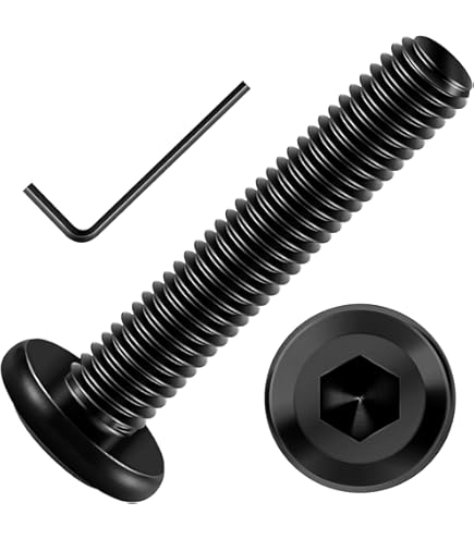 15 stuks M5 schroevenset, M5 x 30 mm, lenskopschroeven, roestvrijstalen schroeven, moeren, flenset, platte kopschroeven, binnenzeskant schroeven met moeren, sluitringen, borgringen
