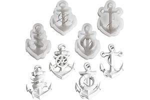 ‎ALEFBET Silikonformen Gießformen，DIY Silikon Gießform，Gipsformen zum Gießen，Epoxidharz Formen（Anker）