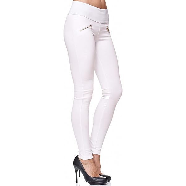 Elara Pantalon Femmes Stretch Skinny Fit Jegging Chunkyrayan - Confort Et Style