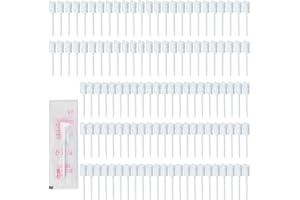KIKAWORD 120 Pcs Baby Tongue Cleaner Newborn, Baby Mouth Cleaner Newborn Gauze Toothbrush Swabs Disposable Suitable for 0-36 Months Old Baby's Dental Care（7.5 * 1.5CM）