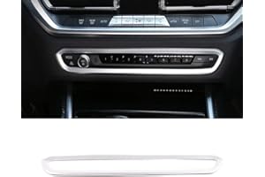 DIYUCAR ABS-Chrom-Auto-Kontrollknopf, dekorativer Rahmen für G20, G28, 325li, 3er-Serie, 2019, 2020 Zubehör