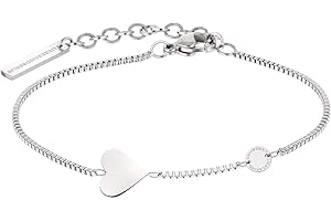 LIEBESKIND BERLIN Herz-Schmuck für Damen – Edelstahl Kette, Armband und Ohrringe mit liebevollem Herzanhänger – In verschiedenen Farben und Ausführungen – Romantische Geschenkidee