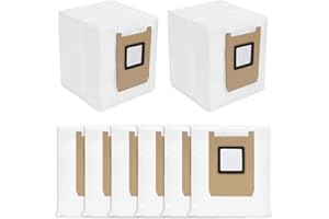 ZaKaBox 8 Pack Dust Bags for Eufy E25 E28 Omni Robot Vacuum Cleaner, Replacement Vacuum Bags 3L Dust Bag for Eufy