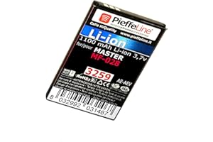 PIEFFELINE Batteria compatibile per MASTER MF 028 da 1100Mah a Litio