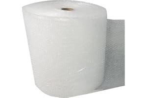 KARAN KING K 500mm x 100m Roll of Quality Bubble Wrap Roll (Small Bubbles) Made in The UK 00003408801, clear