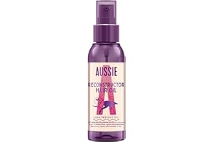 Aussie Aceite Capilar Reconstructor 100ml. Aceite Ligero para Reparar e Hidratar del Pelo