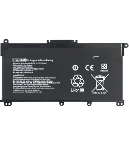 HW03XL - L97300-005 Batería de Repuesto para HP Pavilion 15-EG000 15