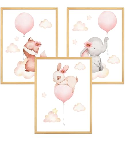 WANDKIND Poster Kinderzimmer Poster 3er Set Premium Produktbild-Vorschau 11
