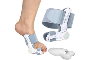 KARELLS Corrector De Juanetes, Enderezador De Dedo Gordo Para Hombres Y Mujeres, Juego De Corrección De Juanetes Para Hombres Y Mujeres, Tamaño Unisex, Juego De Día/Noche