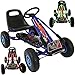 Price comparison product image RIP-X Pedal Racing GO KART (BLUE) Adjustable seat - Fully enclosed safety chain - Kids Childrens Ride On Car Toy