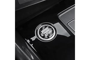 ‎BETTERHUMZ BETTERHUMZ Auto-Motor-Start-Stopp-Tasten-Aufkleber, kompatibel mit Audi A3 8Y S3 RS3 Sportback 2021–2025, Karbonfaser-Bedienknopf-Verkleidung, Innen-Tuning-Zubehör (schwarz)