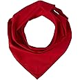 Whites Chefs Clothing 7266 Stalwart A054 Red Neckerchief, 80% polyester and 20% cotton, Size: 36" x 25"