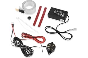 HOPCD Car Parking Radar Sensor, Electromagnetic Induction Radar Reversing Alarm Parking Sensor for Car/Truck/RV, Buzzer Parking Sensor