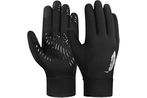 OOPOR Guantes de Deporte de Invierno para niños – Pantalla táctil Antideslizante térmica Guantes cálidos para niños y niñas, Ciclismo, equitación y fútbol de 4 a 12 años