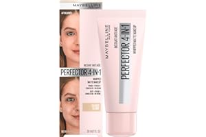 Maybelline New York - Perfecteur de Teint Matifiant 4-en-1 Multi-Usages - Fond de Teint Instant Anti Age Perfector - Teinte : 01 LIGHT - Contenance : 30 ml