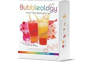 GENERIC Bubbleology Fruit Tea Mixology Kit Makes 4 Delicious Bubble Teas With popping boba