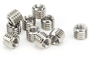 BORDSTRACT Nakrętka do naprawy gwintu, 10 sztuk samogwintująca wkładka gwintowana M6 x 1,0 mm M10 x 1,5 mm 8 MM