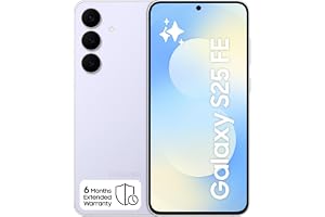 Samsung Galaxy S25 FE AI Phone, Icyblue, 8GB RAM, 128GB Storage, 50MP Camera, 6.7’’ Display, Slim & Lighter Design, Exclusive 6 Months Extended Manufacturer Warranty (KSA Version)