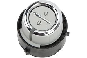 ‎UXSIYA Uxsiya Schiebedachknopf, 1K9959561, hochempfindlich, schwarz, Silber, verschleißfester Ersatz für 2011-2019 für Autos