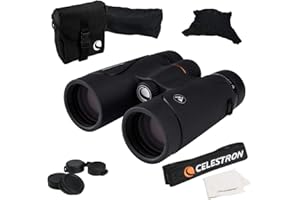 Celestron 71404 TrailSeeker 8x42 BaK-4 Prism Binoculars, Black