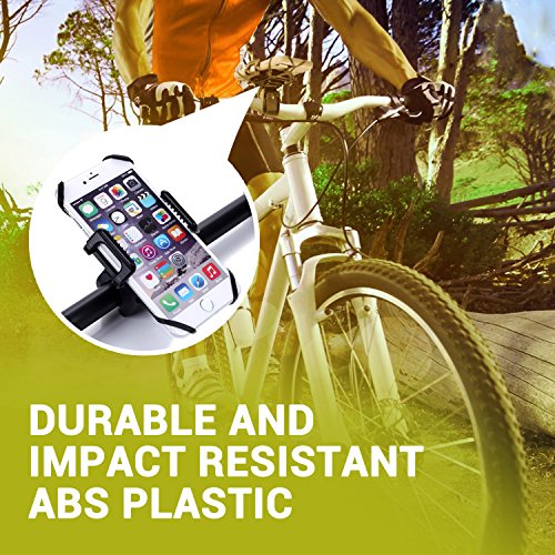 Fahrrad Handyhalterung / Motorrad Handyhalterung, Universal 360 Grad Drehbarer Fahrrad Smartphone Handyhalter Halterung für iOS Android Smartphone GPS-Gerät - 7