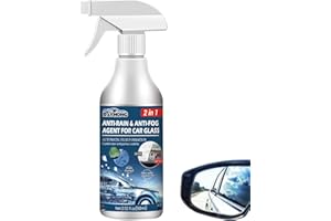 HUDHOWKS Detergente per parabrezza, spray anti-appannamento da 2 once per vetri interni dell'auto e specchi per prevenire l'appannamento e migliorare la visibilità durante la guida