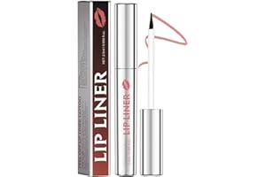 SONGQEE Lip Liner Stain Peel Off With Rich And Anti-Smudge Formula,Peel Off Lip Liner Stain Precise Application,LipLiner With Silky Texture,Hyaluronic Acid Peel Off Lip Stain (#1 Rose Pink)