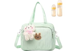 Kaxenig Sac De Maternité Pour Bébé Couche Maternelle Maman Sac, Sac À Couches À Bandoulière, Grande Capacité Coton Multifonctionnel Sac À Langer Pour Bébé Fourre-tout