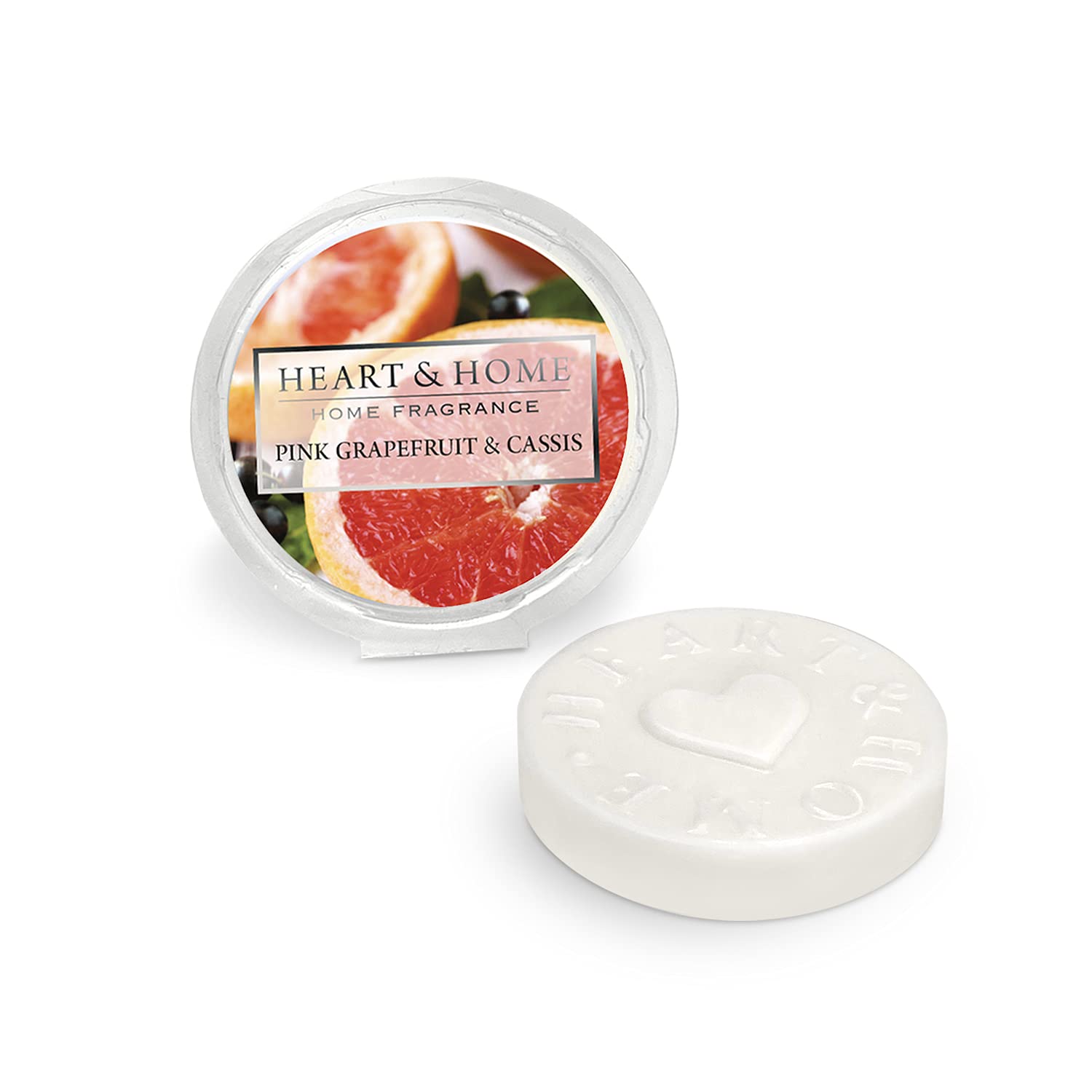 Heart & Home Wax Melt Candle - Pink Grapefruit & Cassis Fragrance