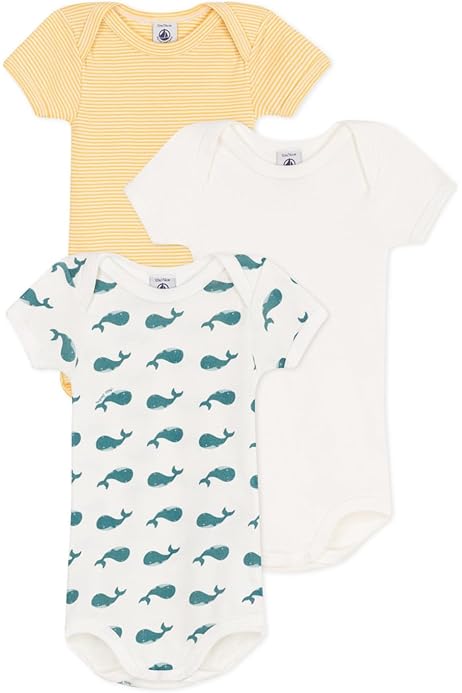 Bodies Bébé Garcon Promo Lot De Bodies Manches Courtes 