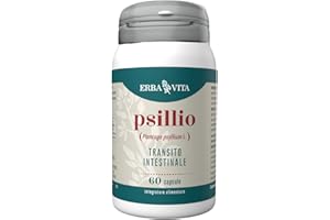 ERBA VITA Integratore Alimentare Di Psillio - 60 Capsule