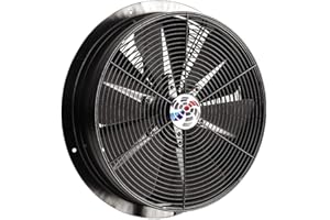 BVN VENTILATION SYSTEMS & ELECTRICAL MOTORS Axial Industrie Ventilator Gebläse Lüfter für Zuluft Abluft Wand Fenster BSM (BSM500)