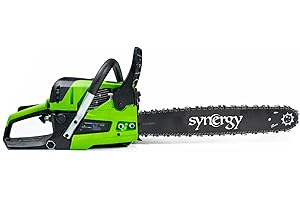 SYNERGY PROFESSIONAL LIFE Synergy Motosierra Gasolina 65cc 3,9CV – Espada 50cm – Motor 2 Tiempos de Alto Rendimiento – Sistema Easy Start, Antivibración Silent Blocks y Lubricación Automática