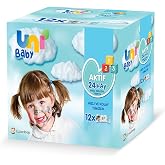 Uni Baby Islak Mendil Aktif 12x52'li Islak Mendil 624 Yaprak P04729